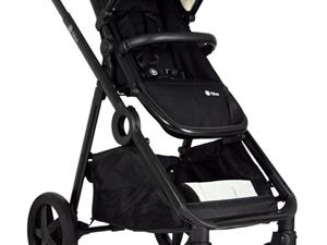 qtus DuetPro Kinderwagen Black  new model